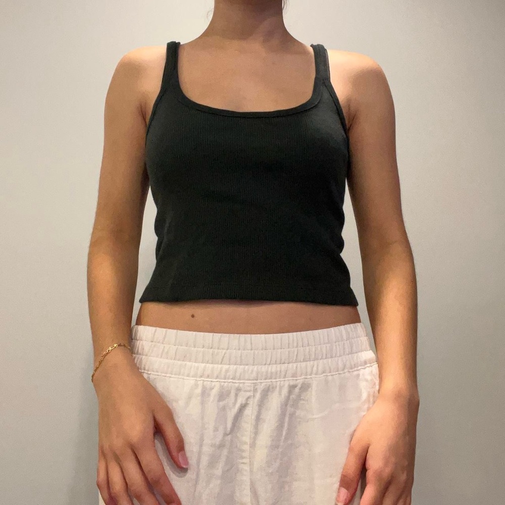 Brandy Melville Dark Green Tank Top